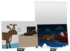 NSFW Christmas Greeting Card Bundle - 4 pack